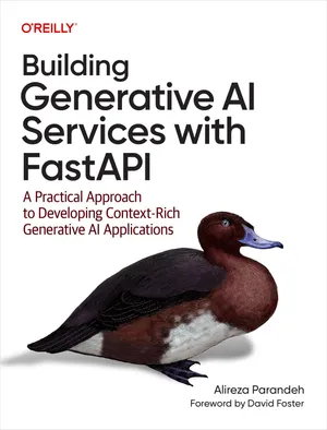 Cover of Building Generative AI Services with FastAPI by Alireza Parandeh