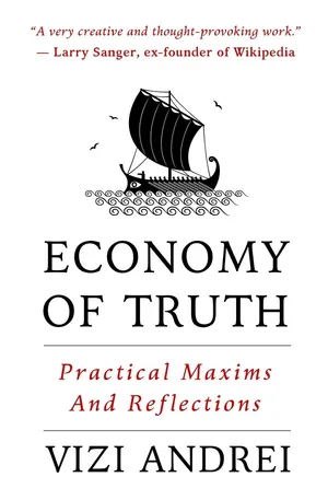 Cover of Economy of Truth by Vizi Andrei