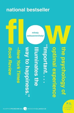 Cover of Flow: The Psychology of Optimal Experience by Mihaly Csikszentmihalyi