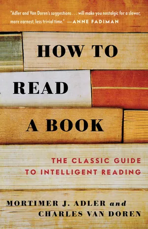 Cover of How to Read a Book by Mortimer J. Adler